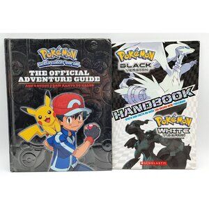 The Official Adventure Guide Books & Pokemon Black White Handbook